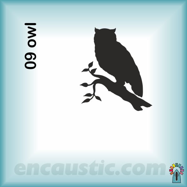 Owl Rubber Stamp 75